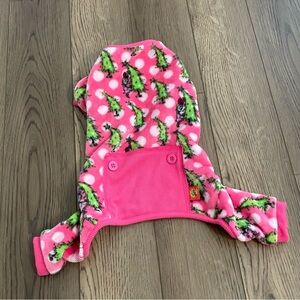 Christmas Themed “The Grinch” Flannel Pet / Dog Pajamas Size Small